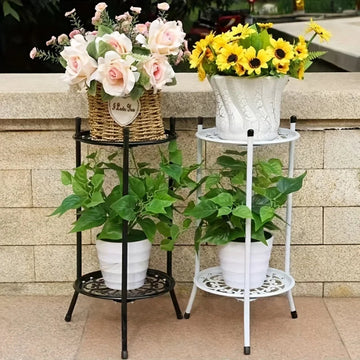 2-Tiered Tall Plant Stand