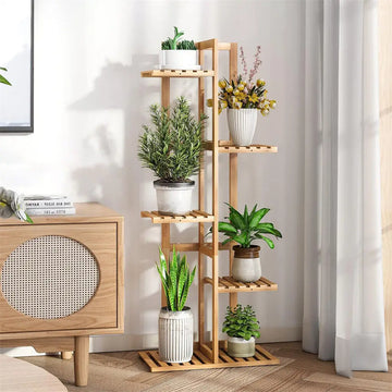 5 Tiers Bamboo Plant Stand