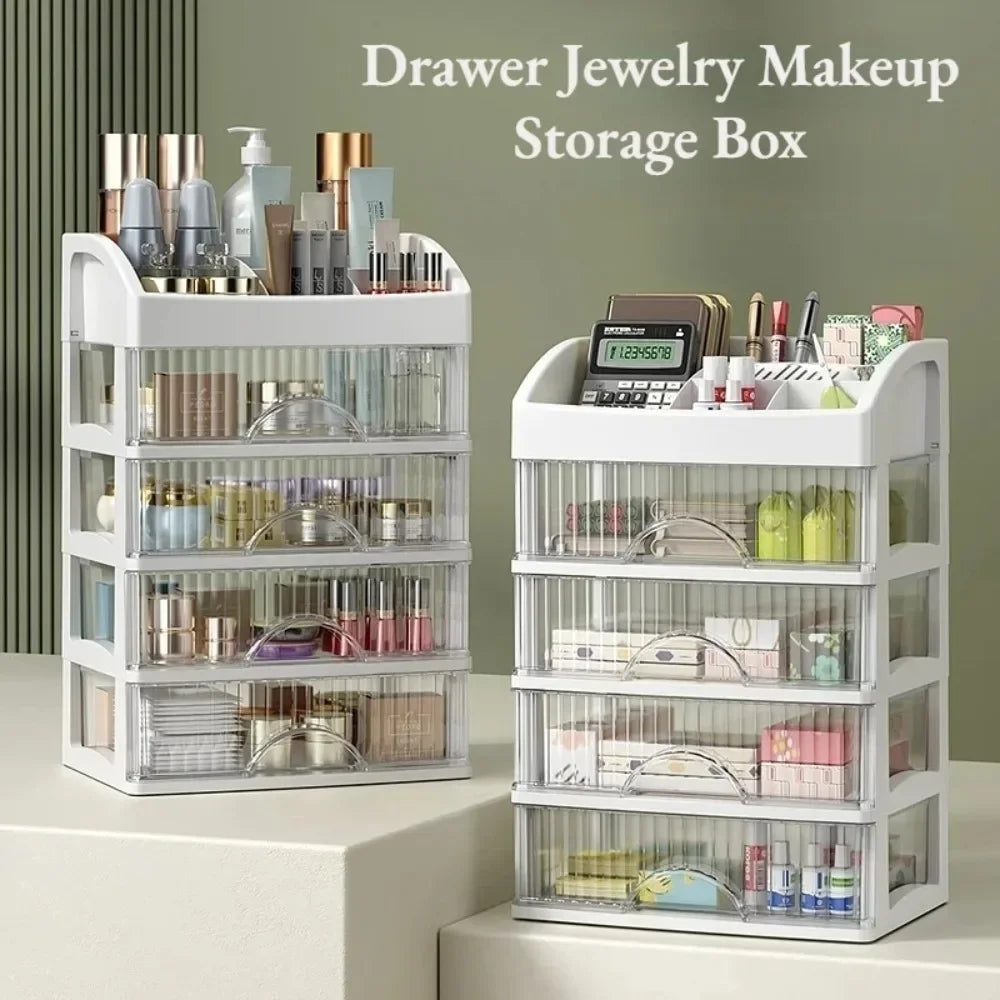 Transparent Jewelry Drawer Style Storage Box