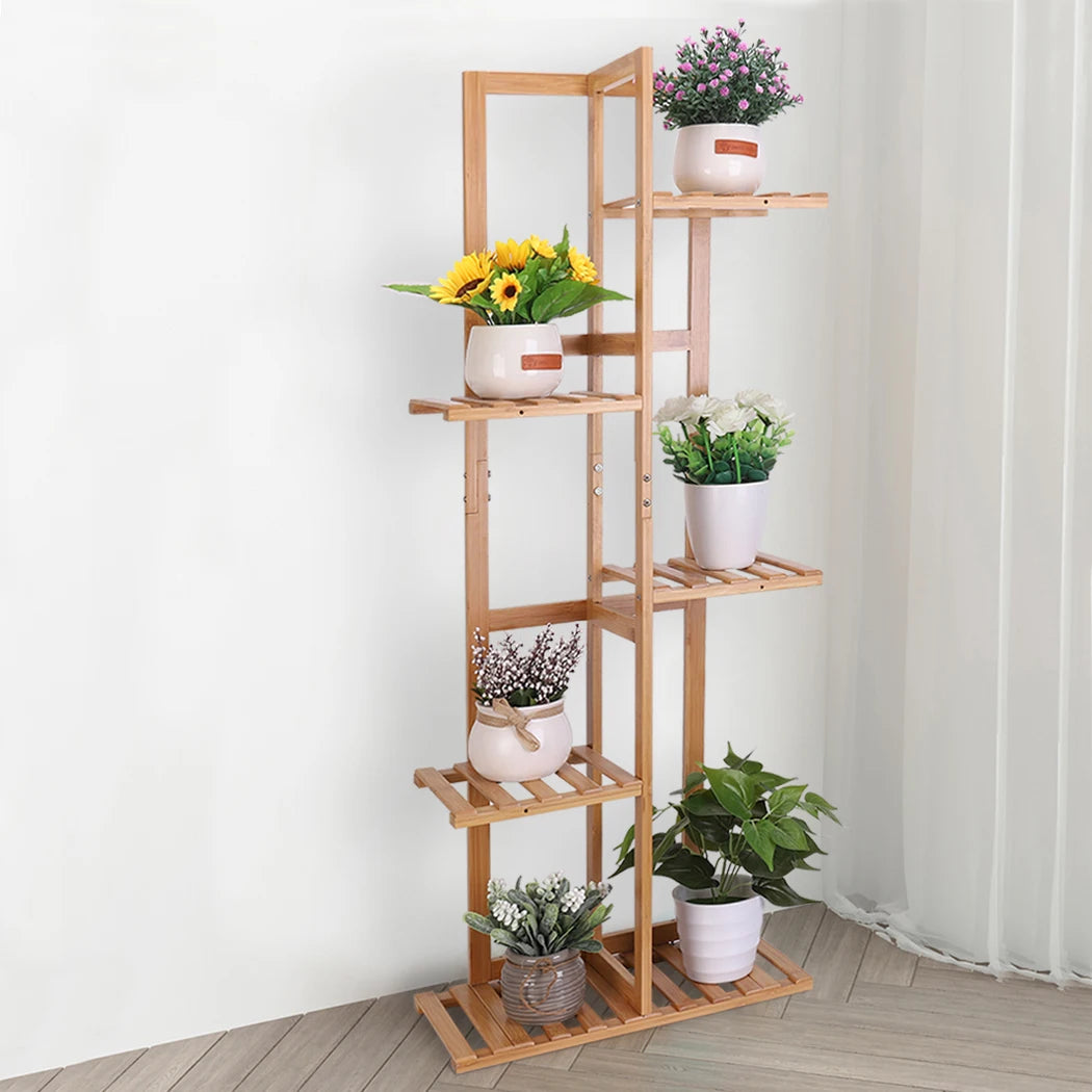5 Tiers Bamboo Plant Stand