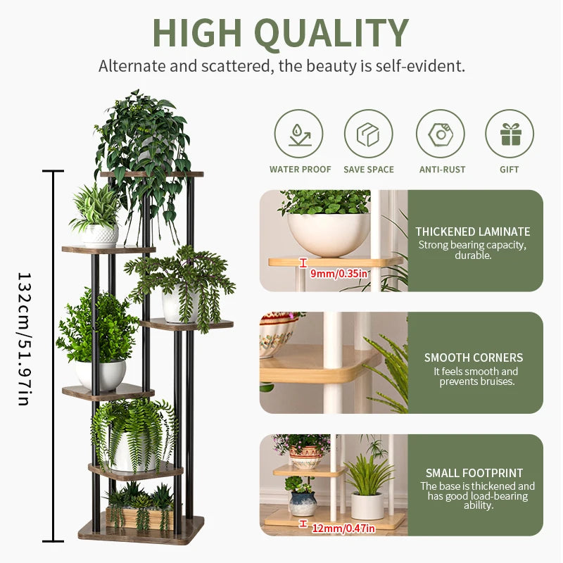 Wooden Plant Stand Stand For Flowers